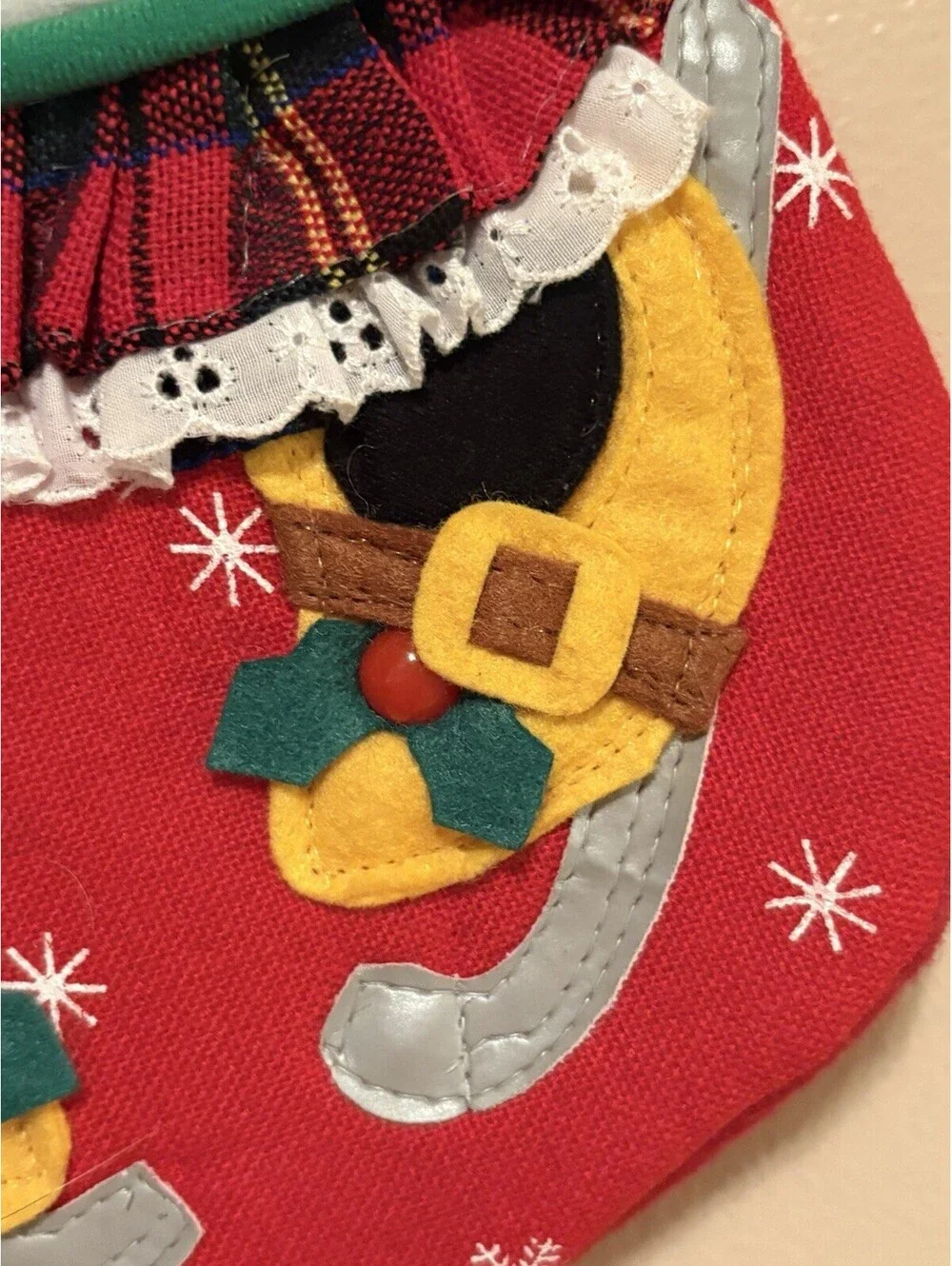 Vintage 90's Disney Store Minnie Mouse Christmas Stocking 20